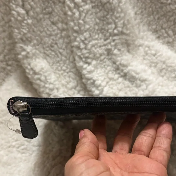 Coach Black and Silver Animal Print Clutch/tablet bag padded - Picture 4 of 16